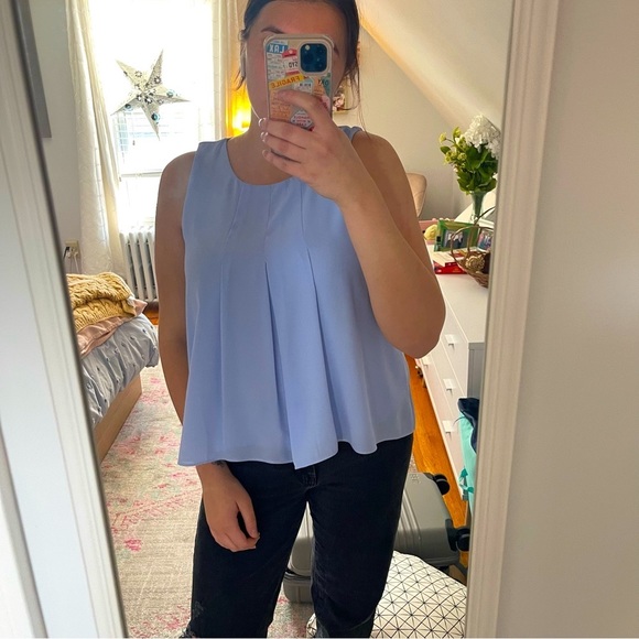 Forever 21 Blue Tank Top - Picture 2 of 7